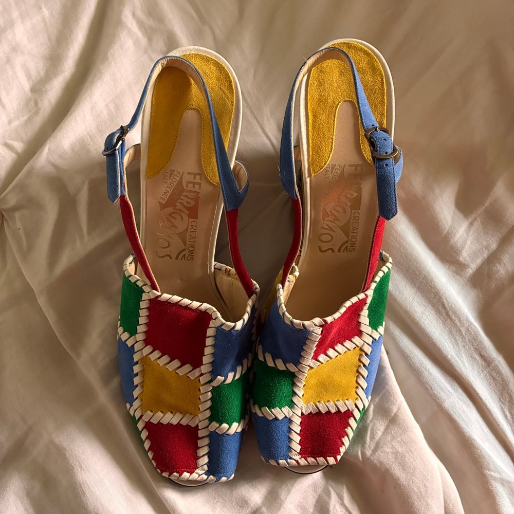 Salvatore Ferragamo Limited Edition Wedge heels 39.5